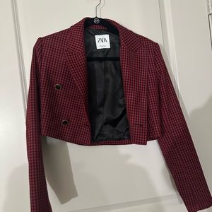 Zara cropped blazer